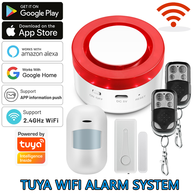 Sim Gsm Alarm - Sistema de alarme residencial wi-fi tuya,