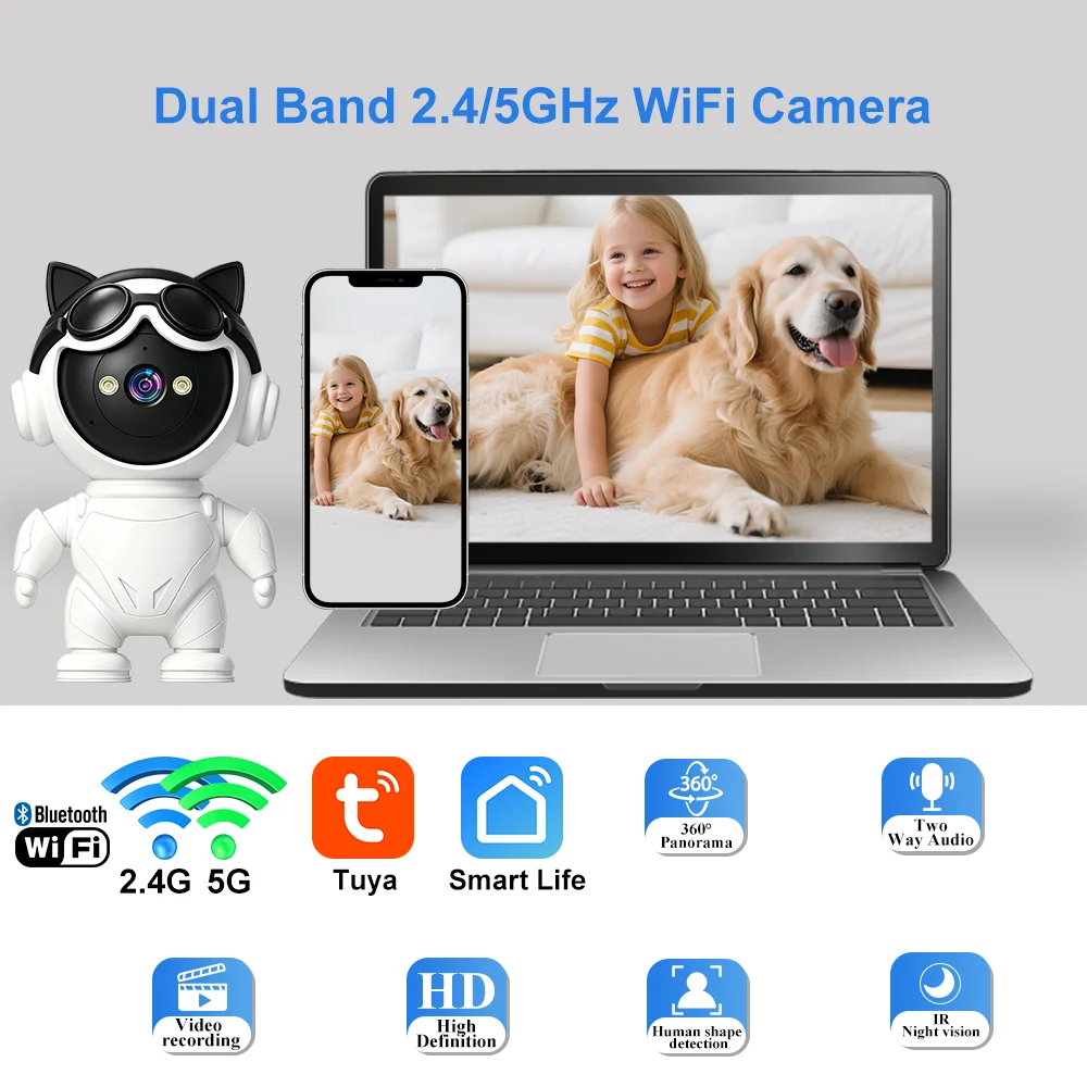 Câmera IP Inteligente Sem Fio  - Home Security Robot avaliação e preço